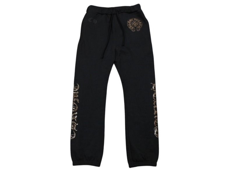 ♥ CHROME HEARTS クロムハーツ 1988 SWEATPANTS 1988 スウェットパンツ サイズXS ブロンズ グリッタープリント 4b007662