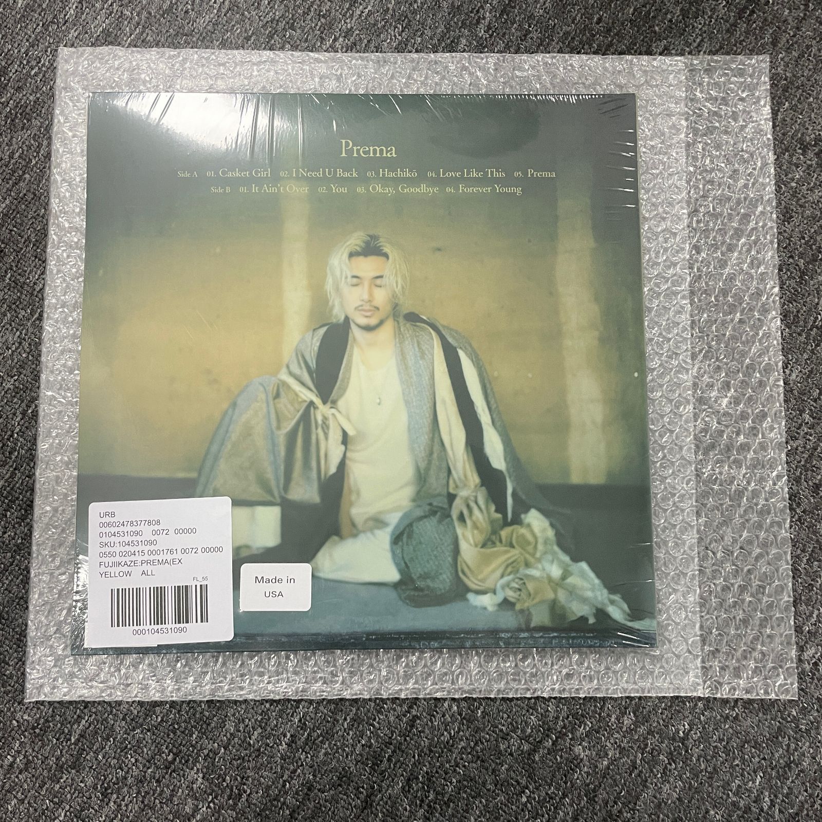 入手困難　藤井 風 Prema UO限定盤 LP 1000枚限定 藤井風 Prema UO Exclusive限定盤 LP 1000枚限定 入手困難 - メルカリ