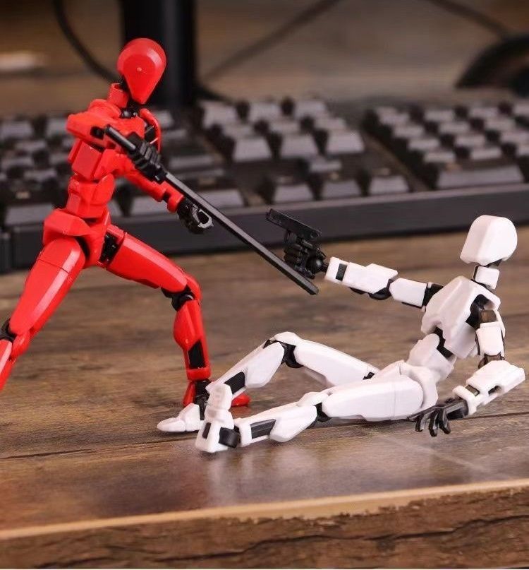 アクションフィギュア ロボット ダミー人形 フィギュア 想像力 自由