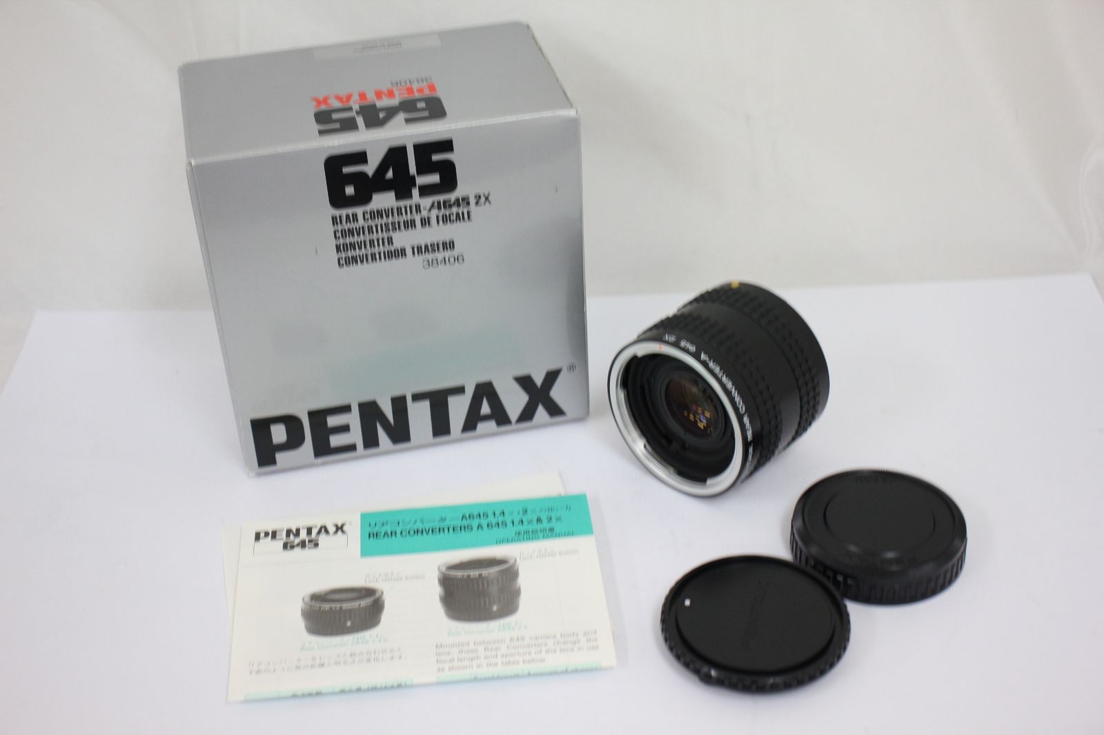 返品保証 元 き ペンタックス Pentax REAR CONVERTER-A 645 2x コンバーター e2865