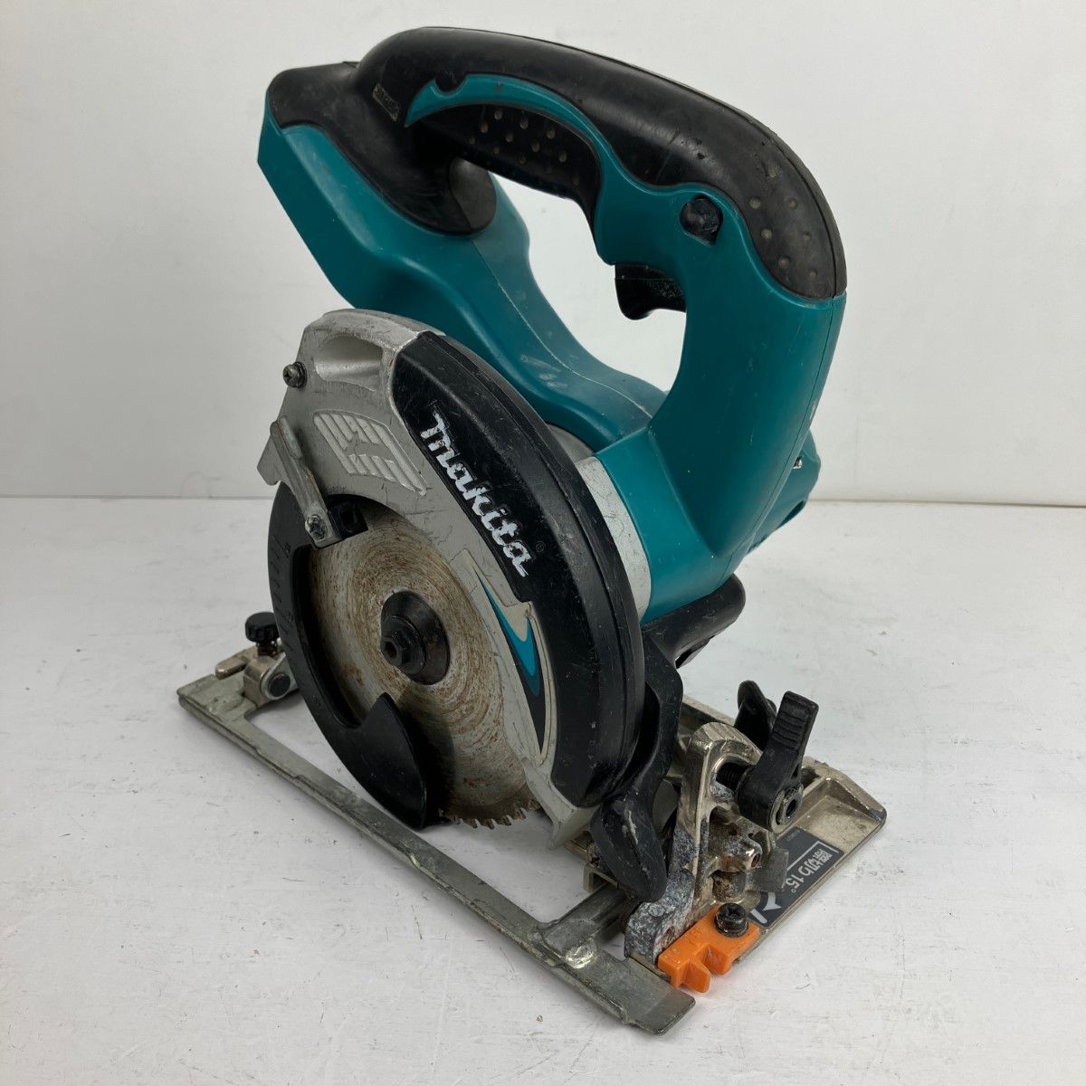 ЗЗMAKITA マキタ 14.4v 125mm 充電式丸のこ 旧規格 バッテリー 充電器無し SS540D ブルー