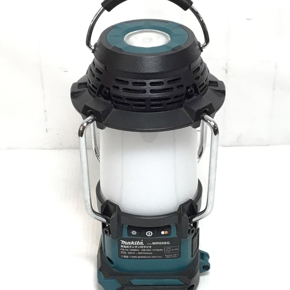 ΘΘMAKITA マキタ バッテリー式ラジオ コードレス式 36v/40v 本体のみ 程度A MR008G ブルー ΘΘMAKITA マキタ バッテリー式ラジオ ACアダプター付 コードレス式 40v
