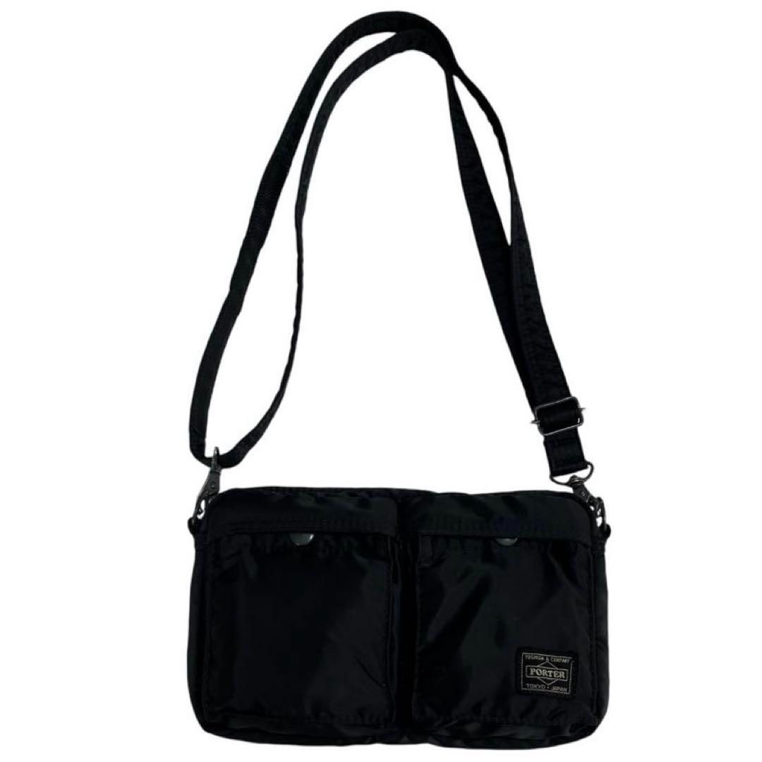4340 美品 PORTER TANKER ミニショルダーバッグ ブラック - メルカリ