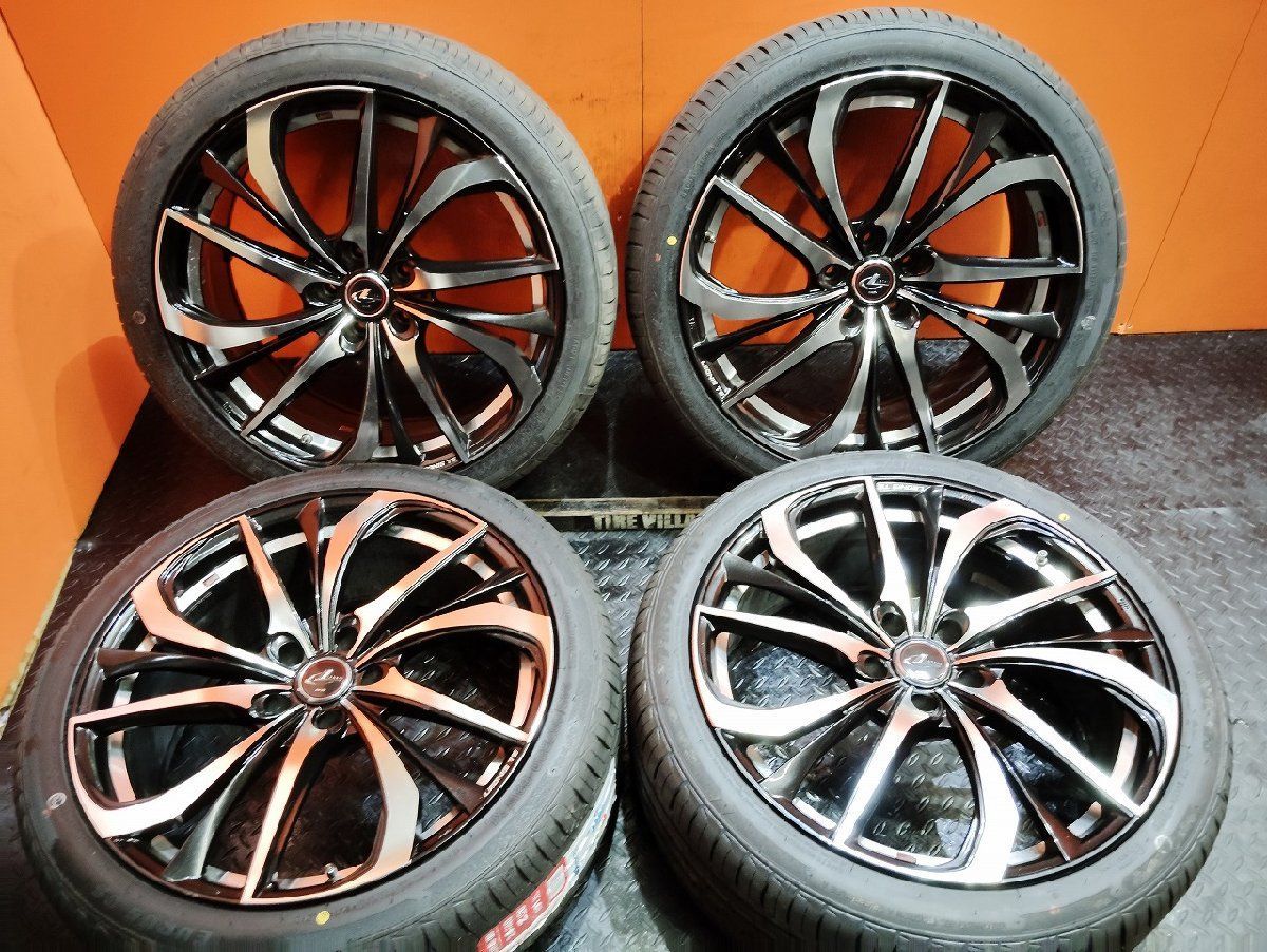 タイヤ新品 24年製 バランス済【FRONWAY 245/40ZR20】夏タイヤ【Weds レオニスTE 20インチ 8.5J5HPCD114.3+35】アルファード等　(VTJ043) タイヤ新品 24年製 バランス済【FRONWAY 245/40ZR20】夏タイヤ【Weds