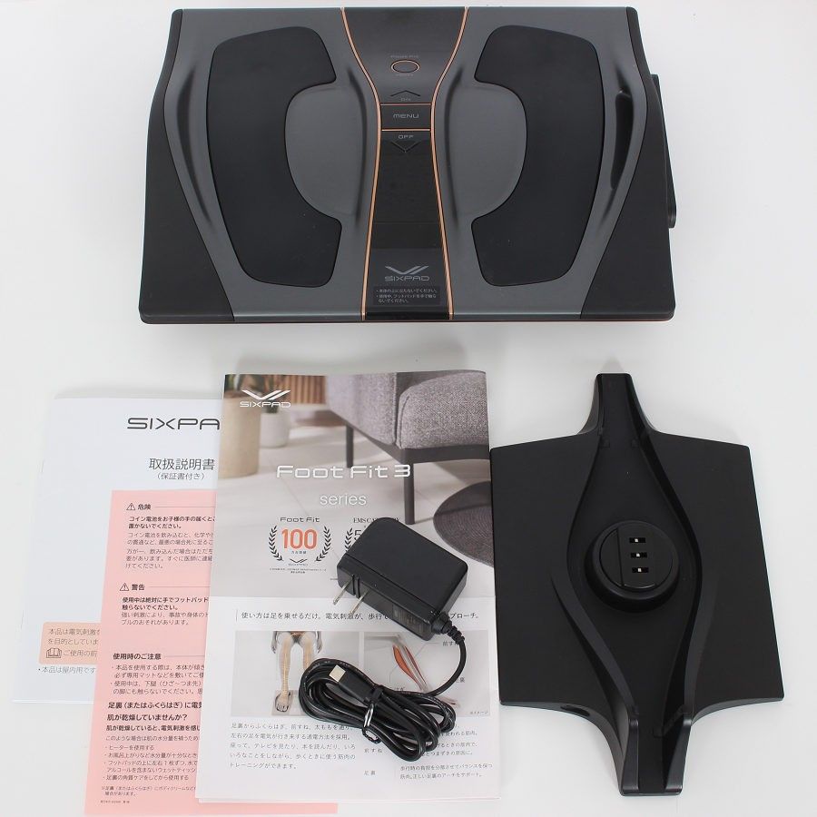 MTG SIXPAD Foot Fit 3 Heat SE-BY-03A ブラック フットフィット 3 ヒート シックスパッド 本体