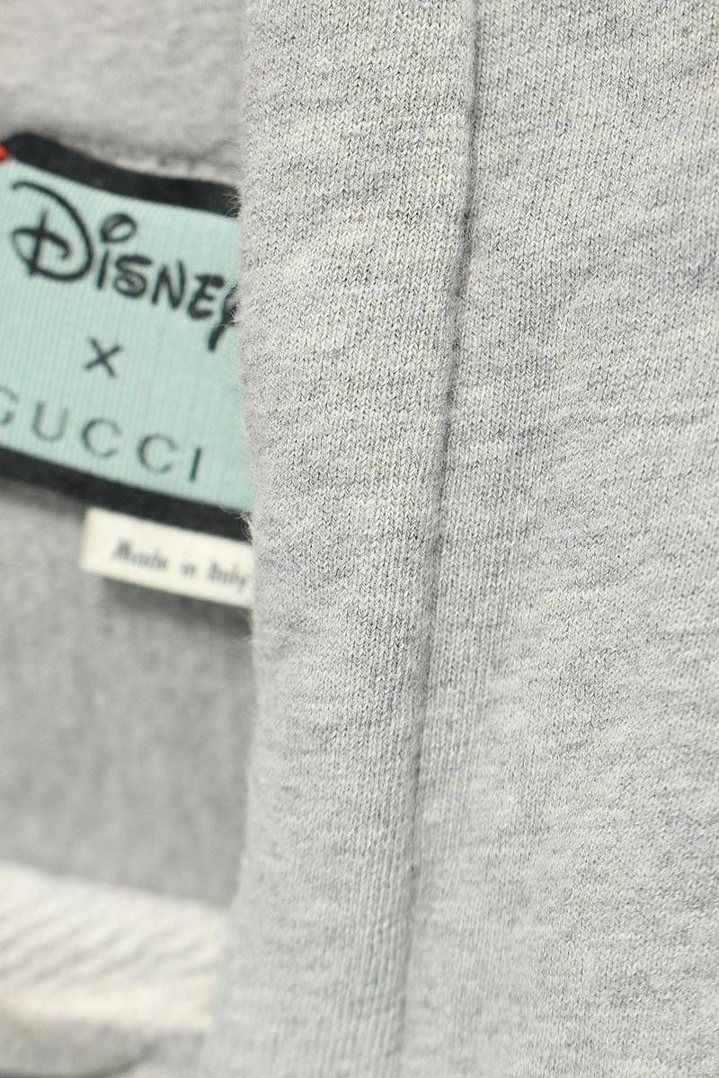 GUCCI◇20SS/×Disney/ミッキーマウスパーカー/L/コットン/GRY/604218