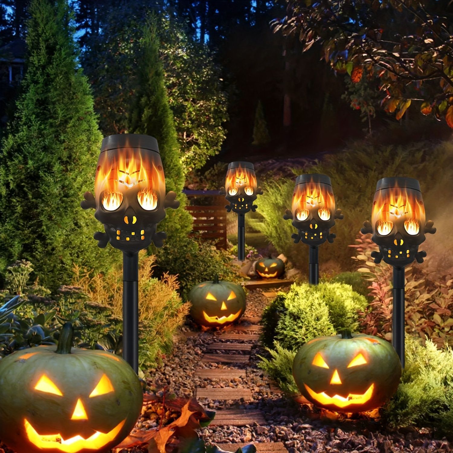 LED 骸骨 ハロウィン飾り ハロウィン ライト屋外 リアル感ガーデンヤード装飾 Amazon.co.jp: 3点セットハロウィン 飾り LED 骸骨 ハロウィン 骸骨