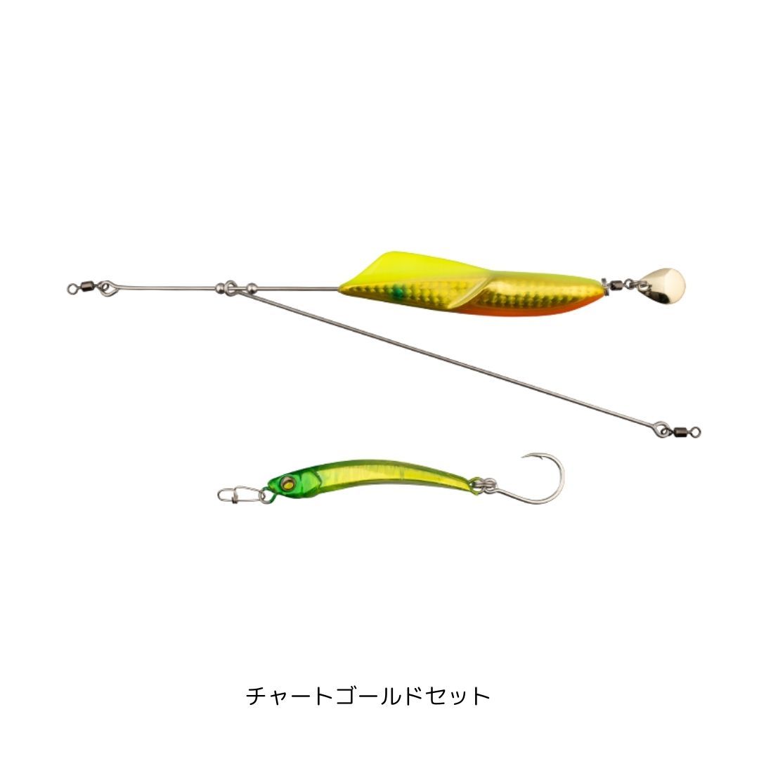 JACKALL - 新品 ジャッカル ジェットロー ミッド 35g チャートゴールドセット 2点 ジェットローミッド 35g チャートゴールドセット JACKALL