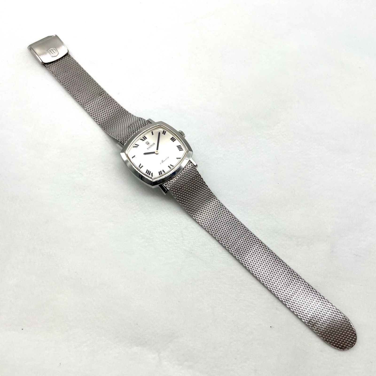 希少】WALTHAM maxim ウォルサム マキシム スクエア 機械式手巻き 