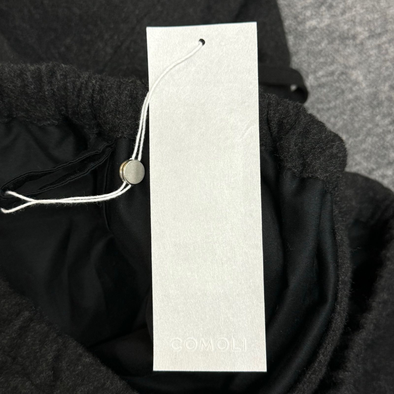 定価107800円 未使用 COMOLI 24AW カシミヤ ドローストリングパンツ 
