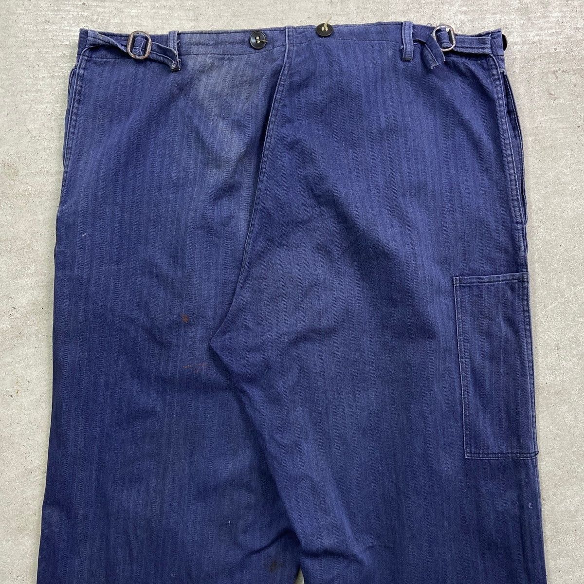 80s-90s EURO vintage【ヘリンボーン　ワークパンツ　HBT】 ヴィンテージ ジャーマンワークパンツ ユーロワークパンツ HBT