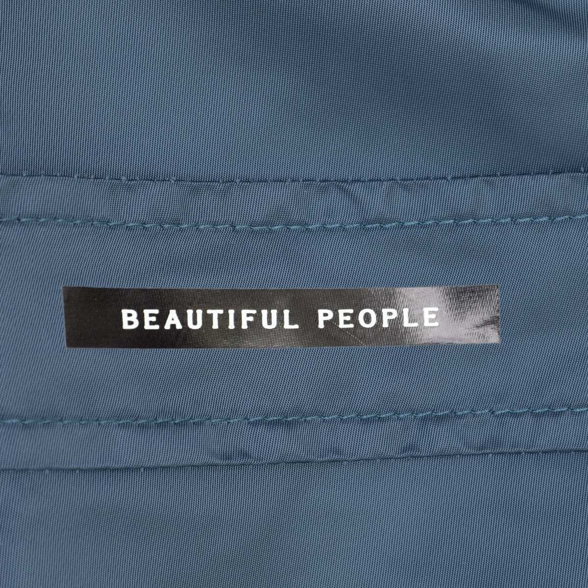 beautifulpeople】1845103001 ナイロンツイルスカーフフード