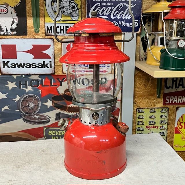 1955年12月 コールマン 200A ランタン（イエローボーダー） u23 コールマン Coleman ランタン 200A イエローボーダー 1955年9月 整備