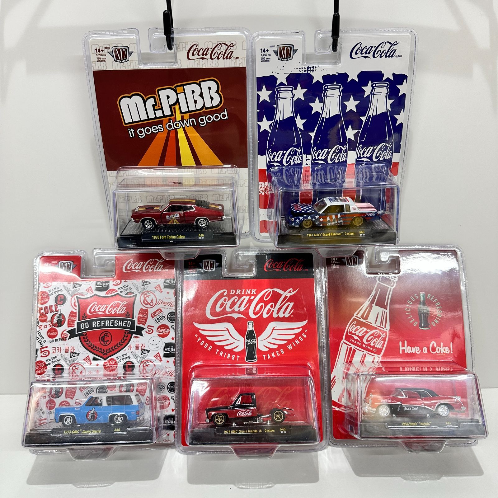 新品未開封・海外限定・M2】コカ・コーラ関連ミニカー5台セット