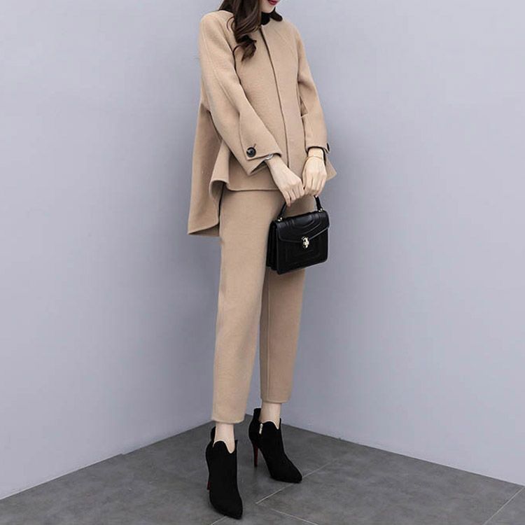 フォーマル 50代 レディース スーツ 母 パンツスーツ 冬 服装 長袖