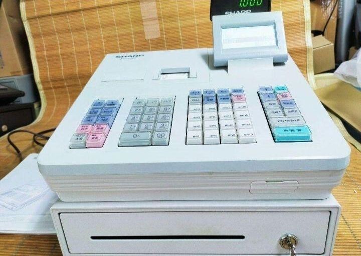 シャープレジスター　XE-A307　PC連携売上管理　フル設定無料　670073 シャープレジスター XE-A307 PC連携売上管理 フル設定無料