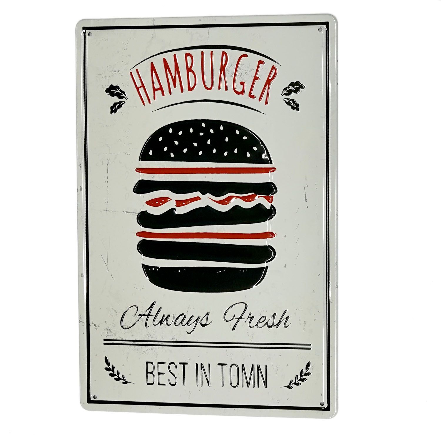 バーガー アメリカン雑貨 ブリキ看板 アメリカ雑貨 アメカジ