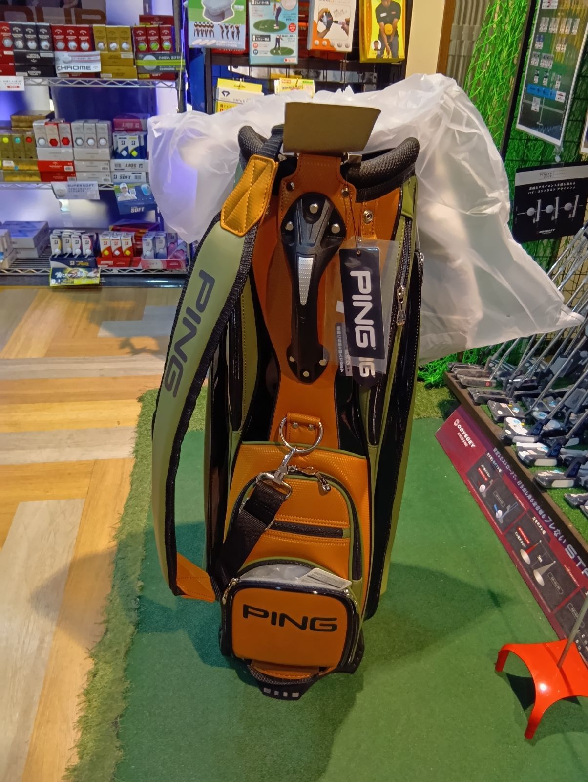新品◆限定品◆2025年◆ピン オーセンティック カートCB-U2504カーキ PING AUTHENTIC CART CB-U2504 / ピン オーセンティックカート