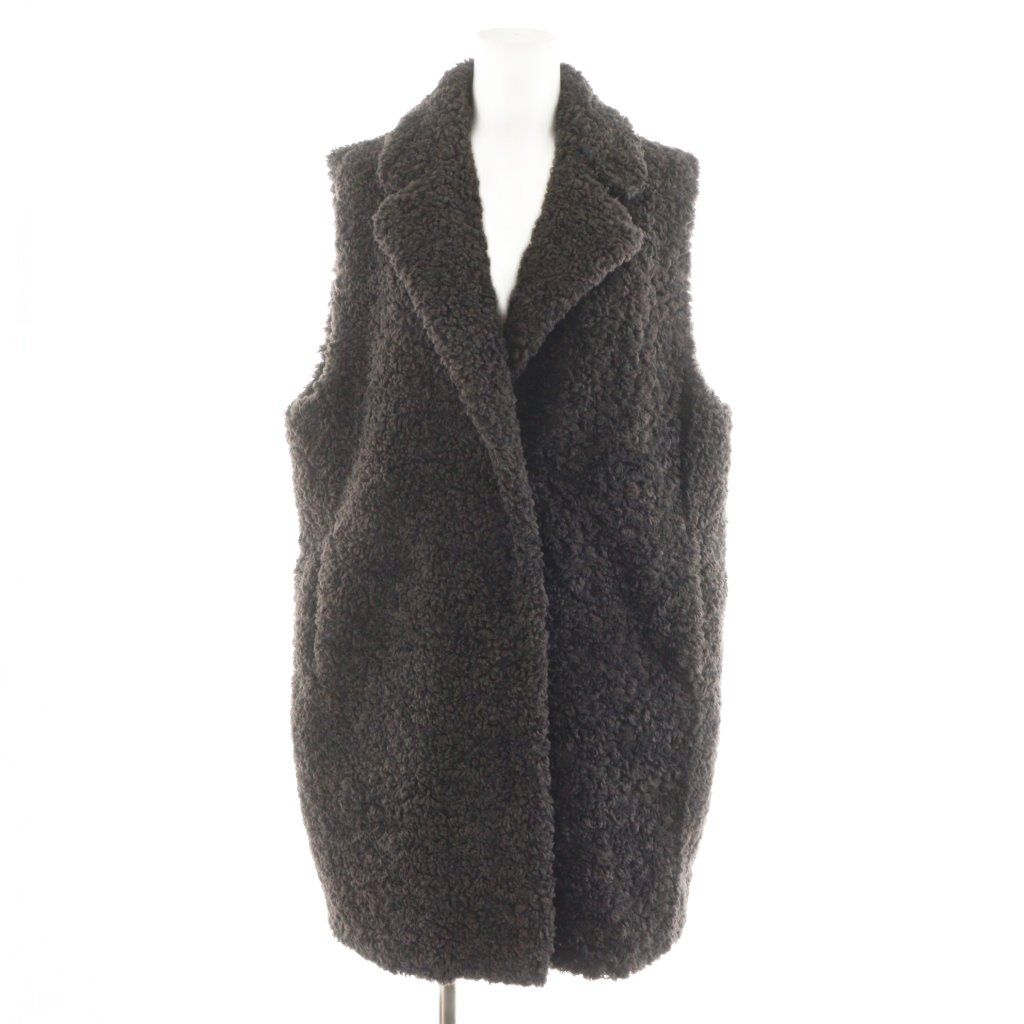 スリードッツthreedots プードルボアロングベストmejular Poodle boa long vest｜スリードッツ オフィシャルオンライン