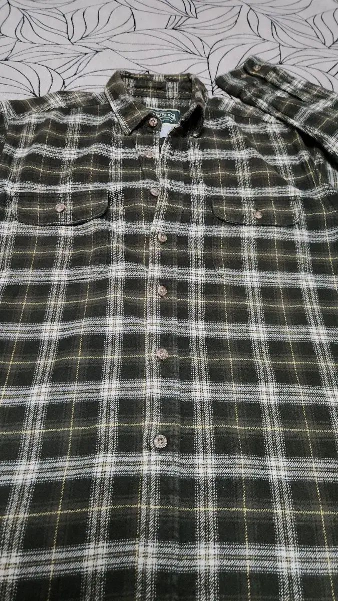 ヴィンテージ フィールド ENSTREAM フランネル CHECK ブラウン グリーン XL WWW_NOITHATQUANGTHANH_NET