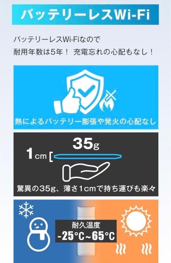 バッテリーレス