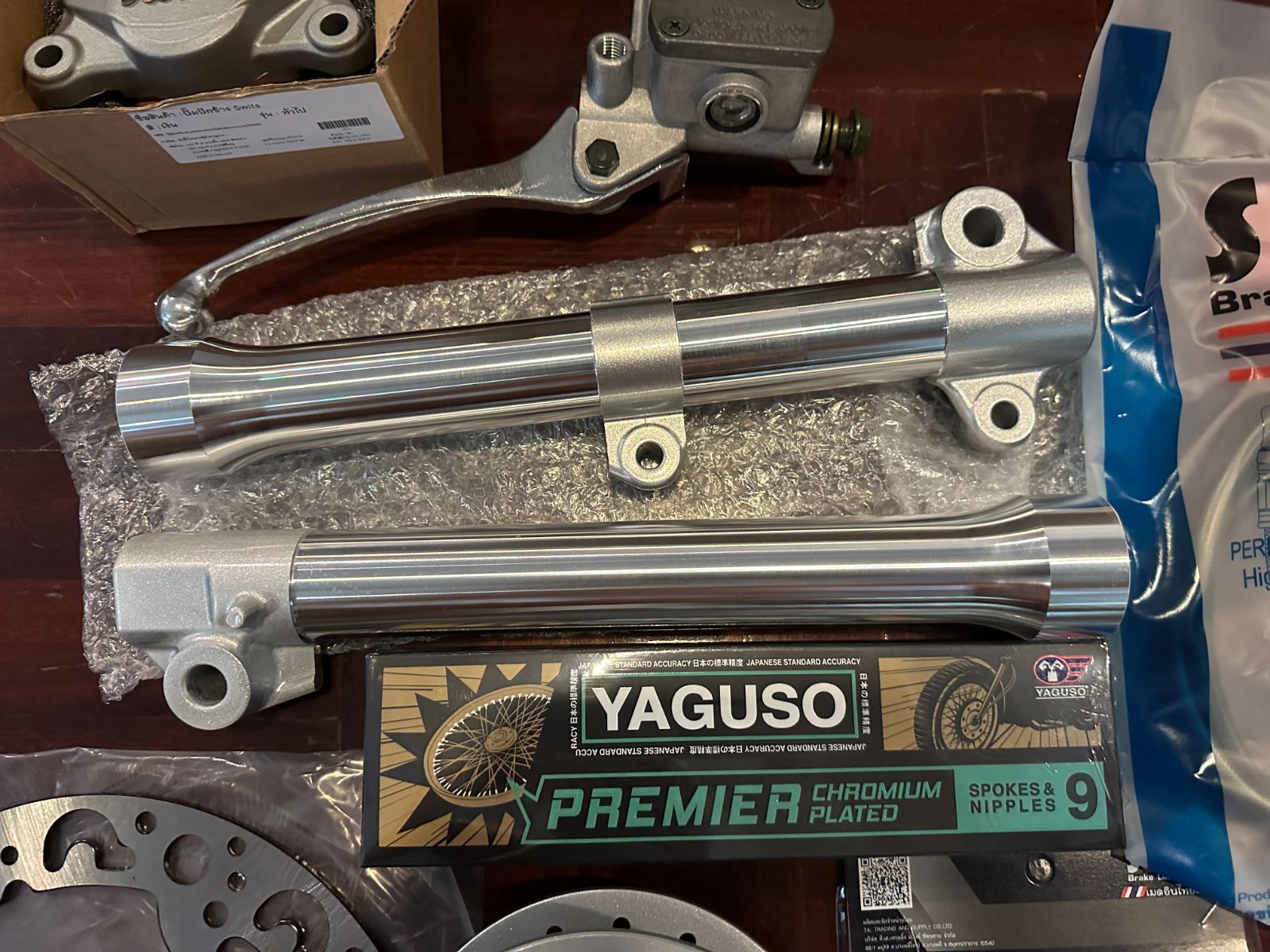 ホンダ　スーパーカブフロントディスク化　ＫＩＴ　Ａ－１ ホンダ スーパーカブフロントディスク化 KIT A－1 - メルカリ