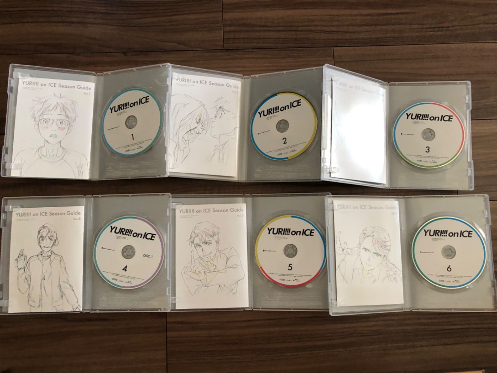 ユーリ!!! on ICE Blu-ray 全巻セット 全6巻 M00036 - メルカリ