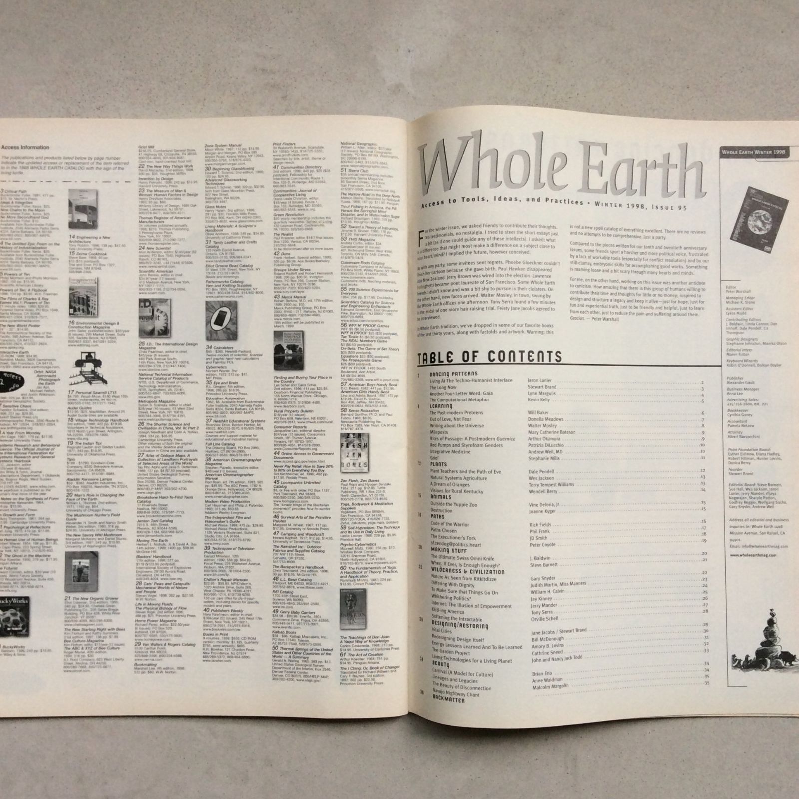 復刻版】WHOLE EARTH CATALOG 1968 - メルカリ