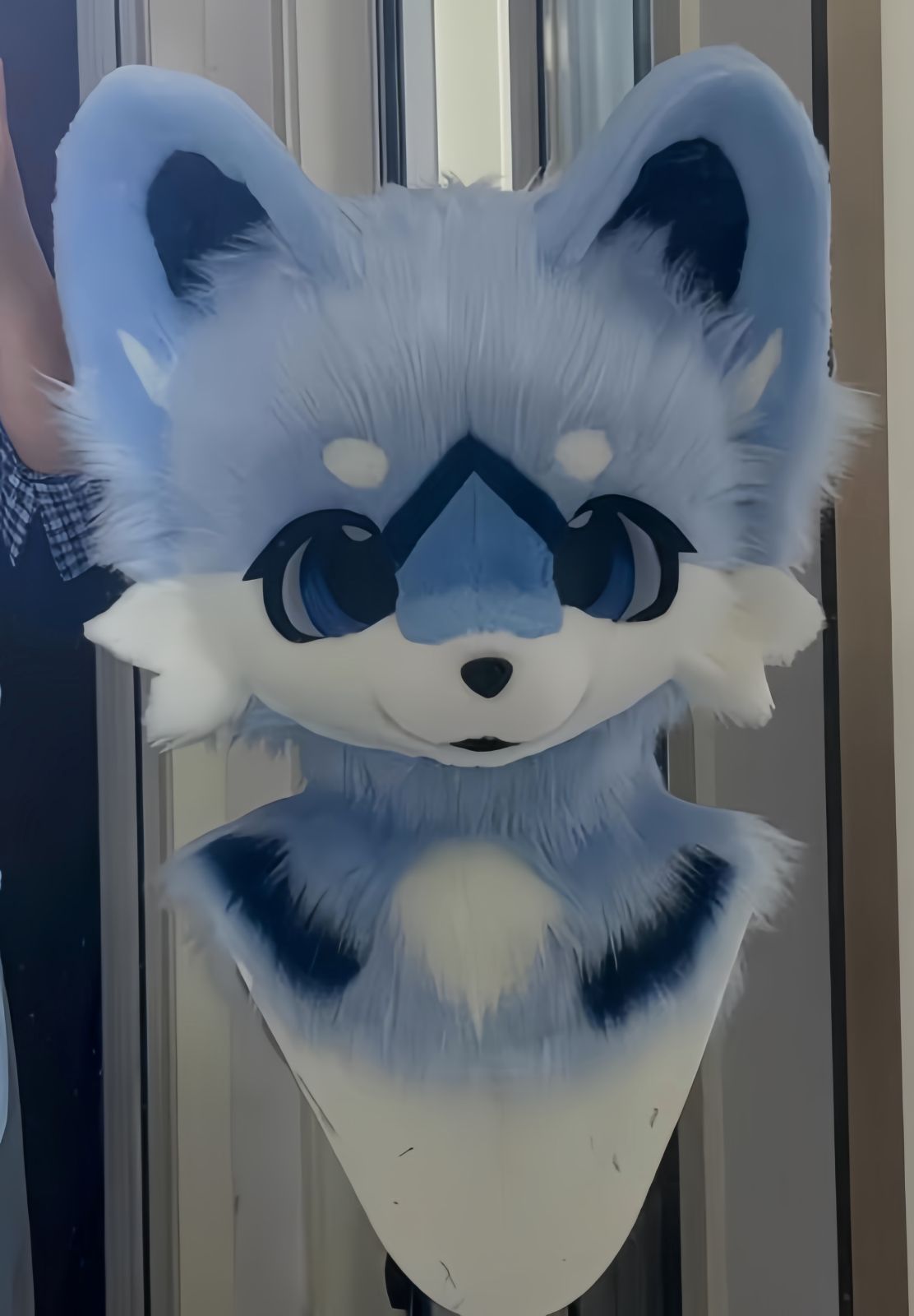 着ぐるみヘッド 犬 NO.361 青 ブルー 全頭ヘッド ケモノ ファースーツ ぬいぐるみ コスプレ コスチューム kigurumi 一点物