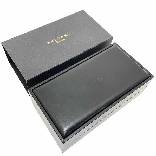 ブルガリ サングラスケース ロゴ サングラスボックス ブラック 黒