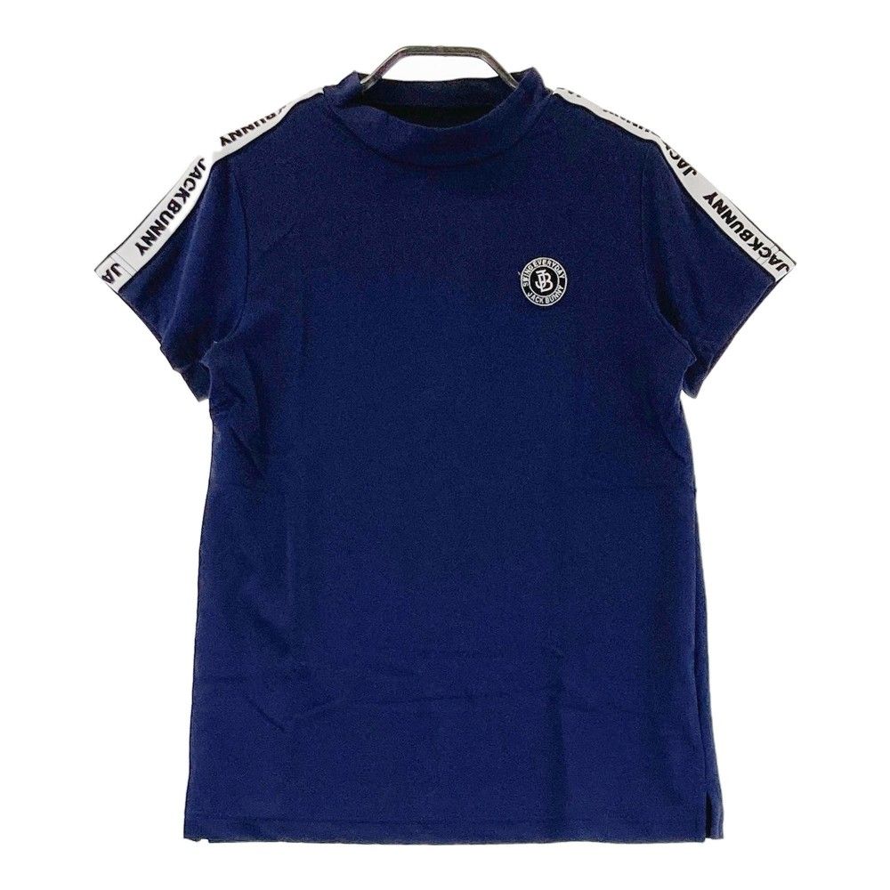 サイズ：1 JACK BUNNY ジャックバニー  モックネック 半袖 Tシャツ  ネイビー系 [240101332488]# ゴルフウェア レディース ストスト