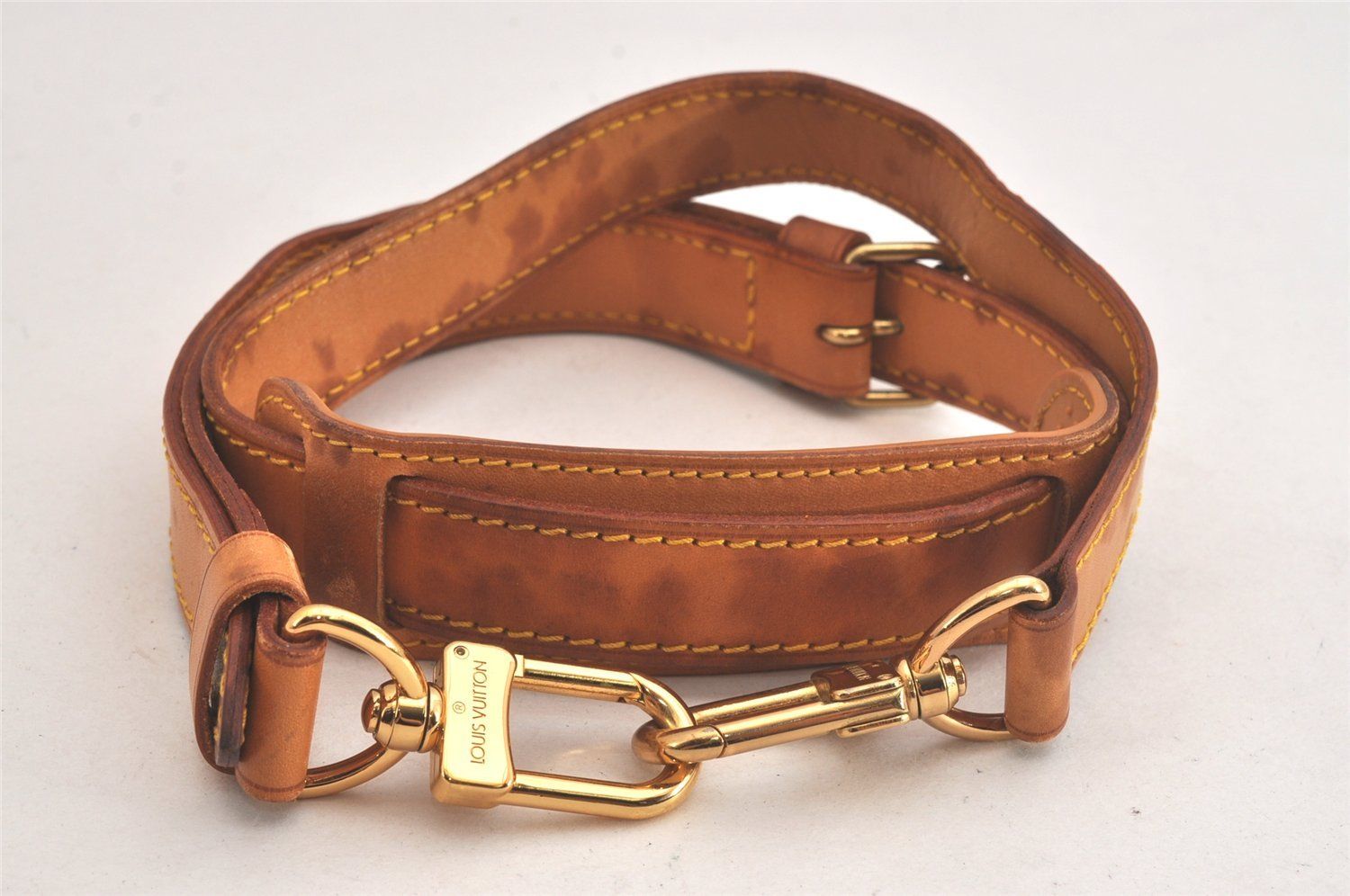 Louis Vuitton レザー ストラップ ベージュ　値下げ可 Louis Vuitton レザー ストラップ ベージュ 値下げ可