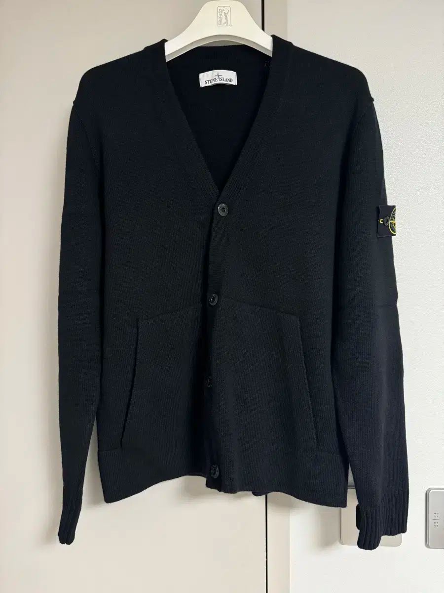 STONE ISLAND ストーンアイランド 黒 カーディガン