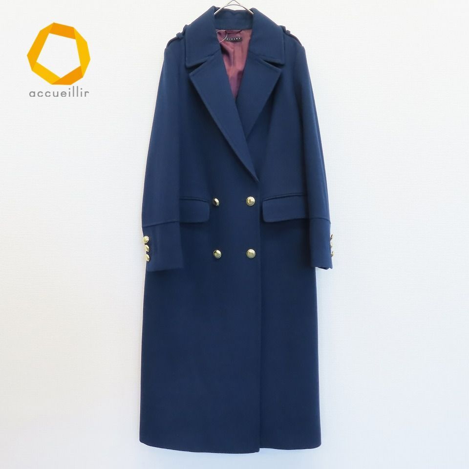 Yves Saint Laurent 金ボタン ロングコート ビンテージ フレア