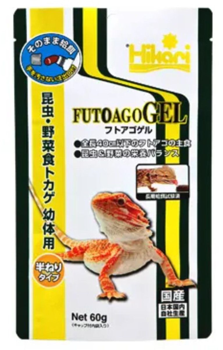 【同梱不可】【25個セット】 キョーリン　ひかりフトアゴ ゲル 60g