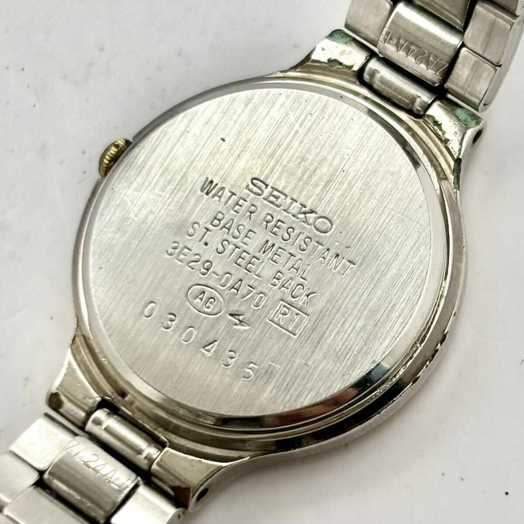 新品電池】 SEIKO CREO ローマン デイト レディース 腕時計 ドレス 
