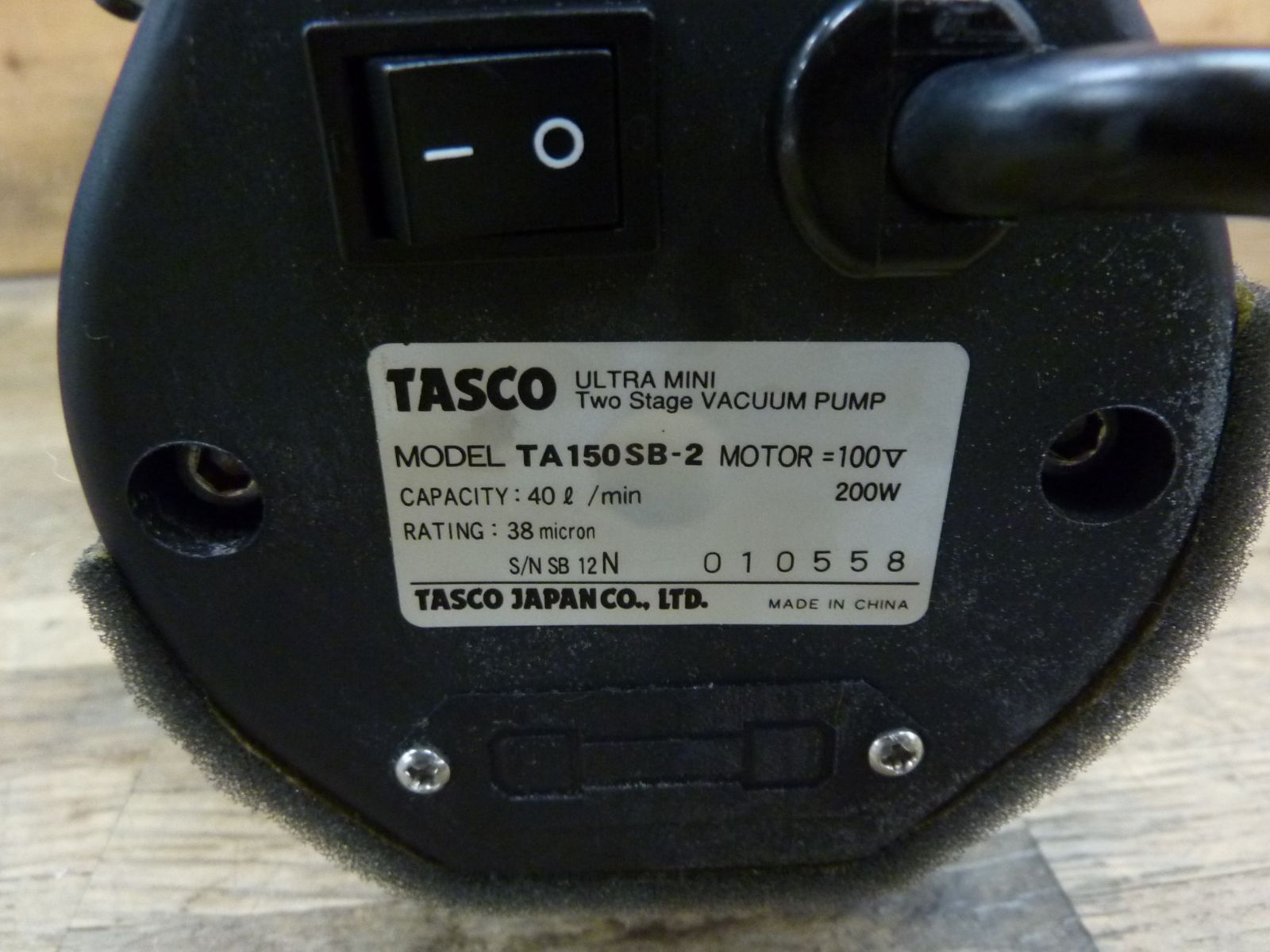 TASCO真空ポンプ