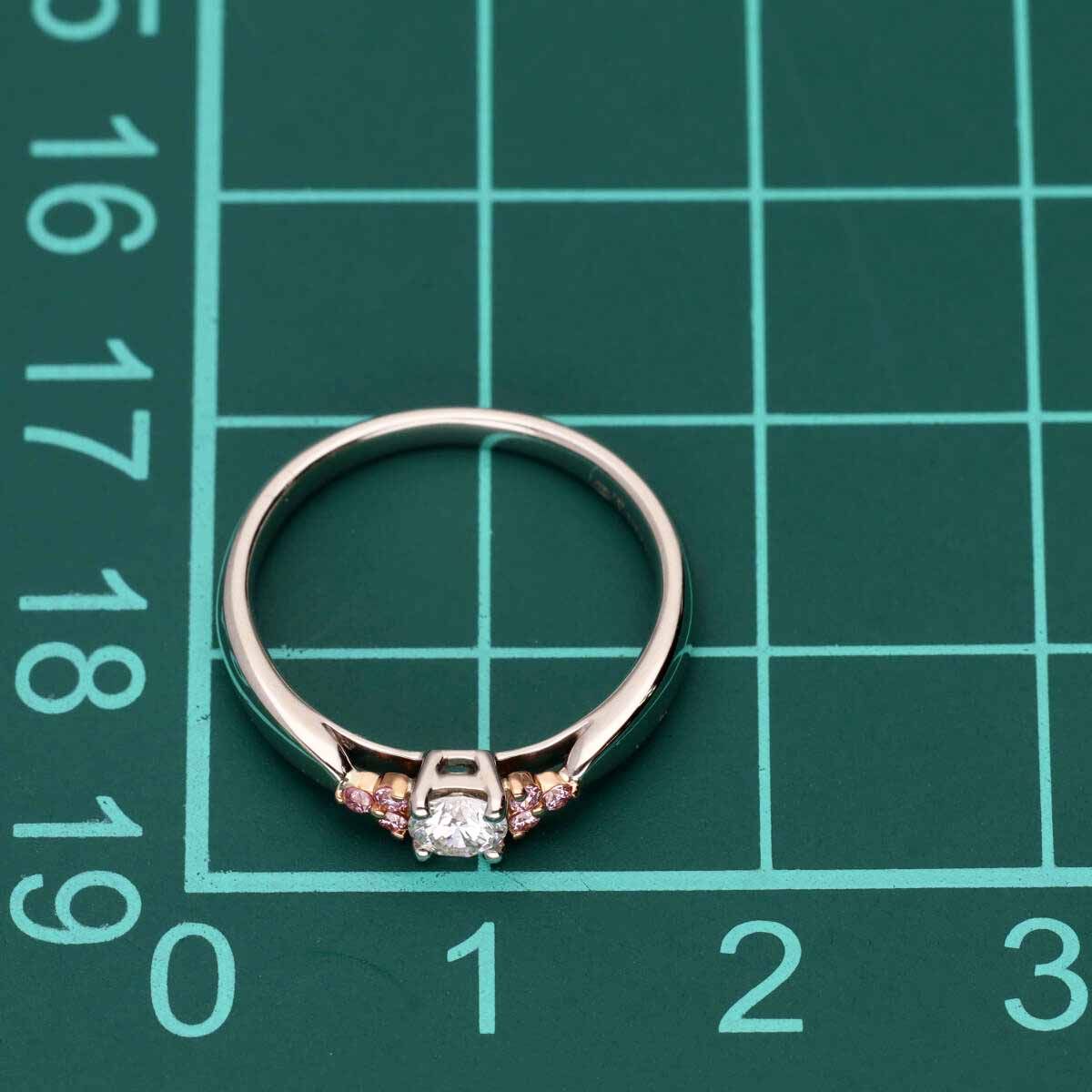 TIFFANY&Co. ティファニー ハーモニー ダイヤモンド ピンクダイヤモンド クラスター リング Pt950 プラチナ 750 K18 PG  ピンクゴールド 日本サイズ約5号 #45【送料無料】指輪【中古】23290506 - メルカリ