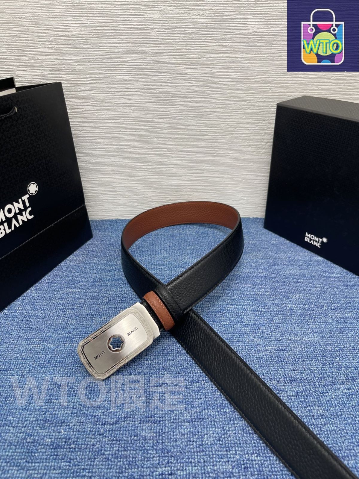 今日特価】Montblanc モンブラン レザーベルト-1 - メルカリ