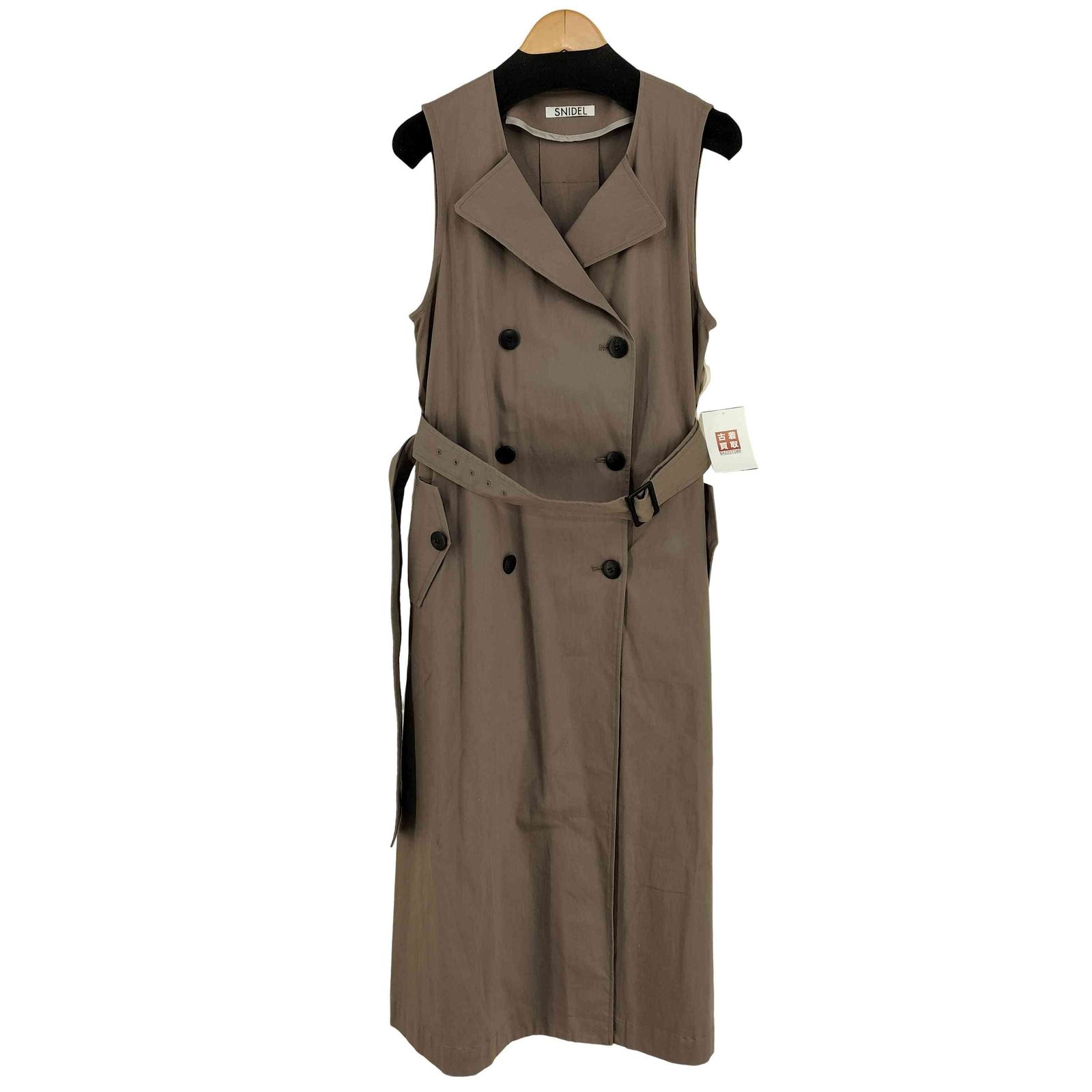 スナイデル snidel ノースリーブトレンチコート レディース FREE