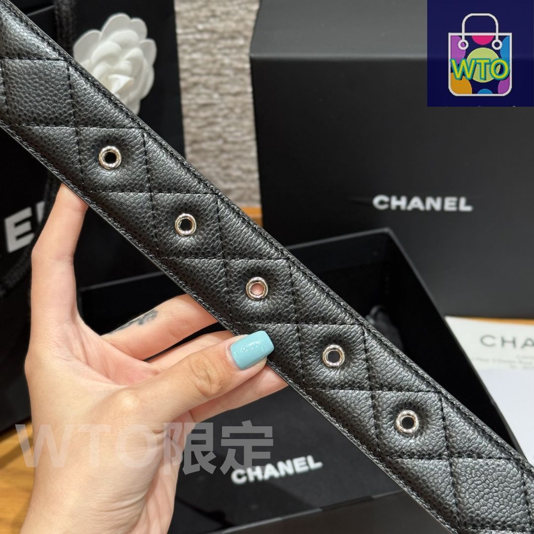 今日特価】Chanel ニューモデル レディースベルト-1 - メルカリ