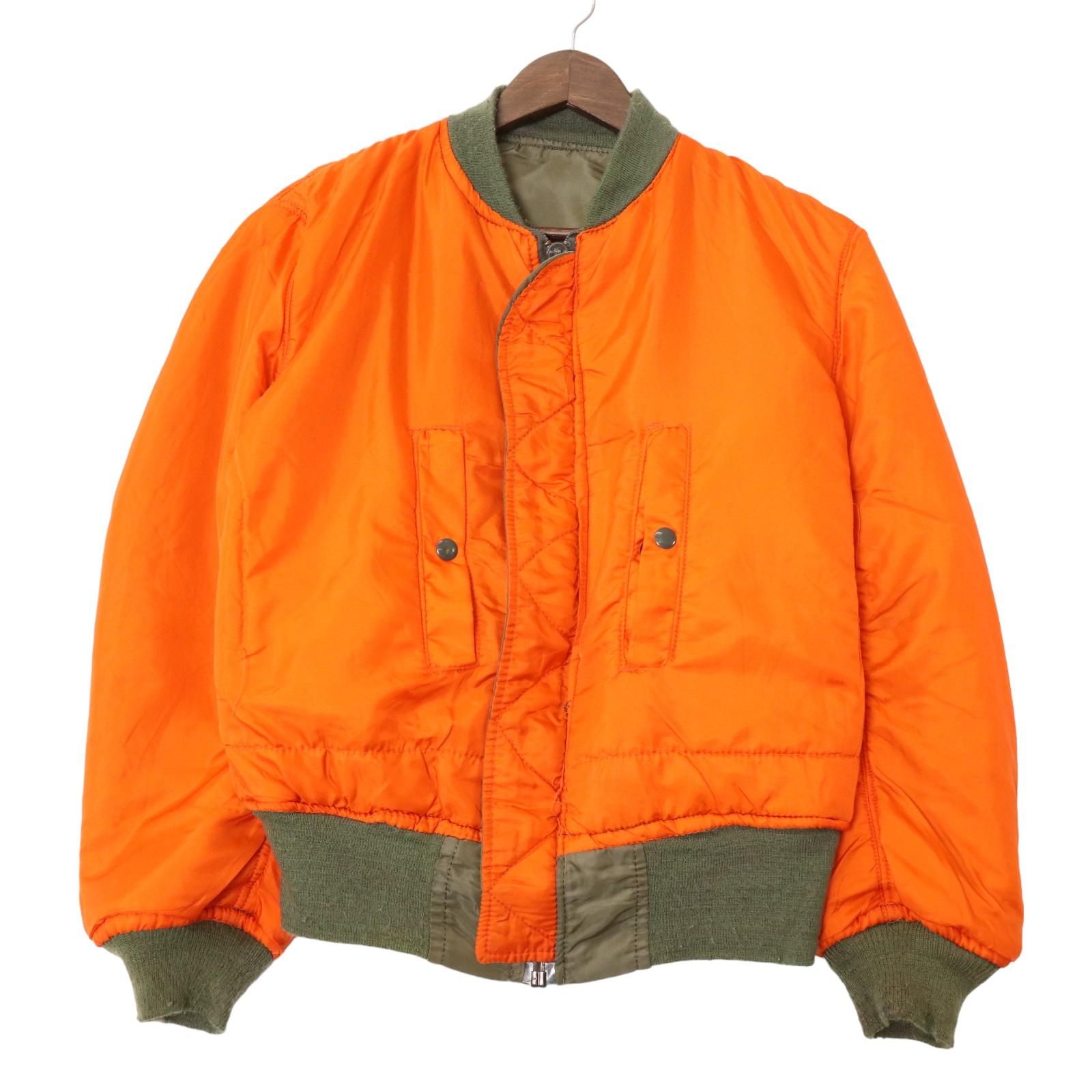 70年代 USA製 ALPHA INDUSTRIES アルファ USAF MA-1 フライト