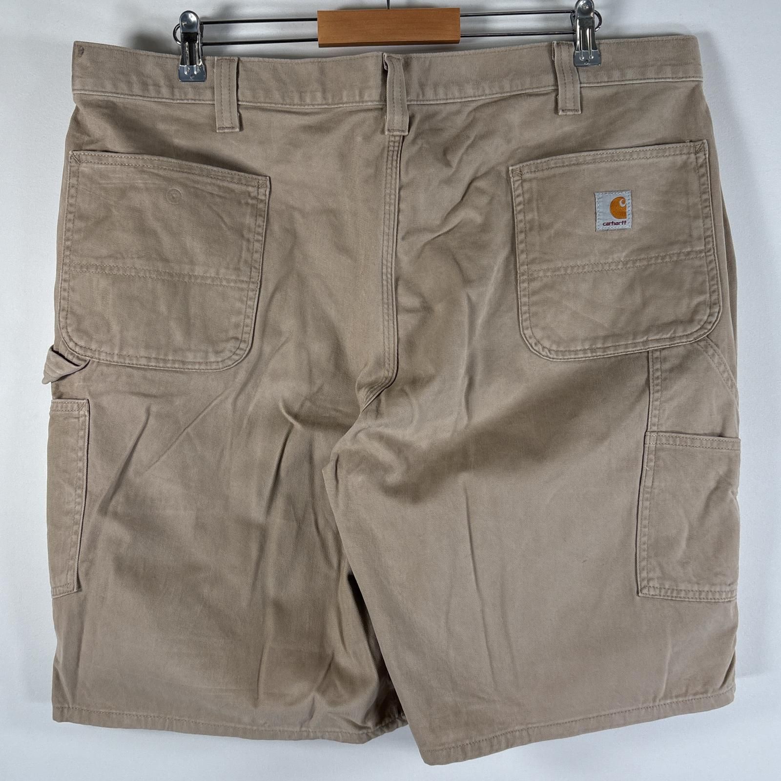 古着 カーハート Carhartt ショートパンツ チノパン 大きいサイズ ワークショーツ ワンポイントロゴ チノショーツ w42 ベージュ メンズ  - メルカリ