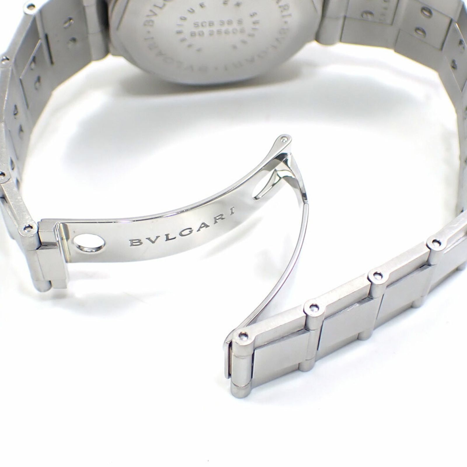 ブルガリ 腕時計 ディアゴノ スクーバ メンズ オートマ SS SCB 38 S 自動巻き 機械式