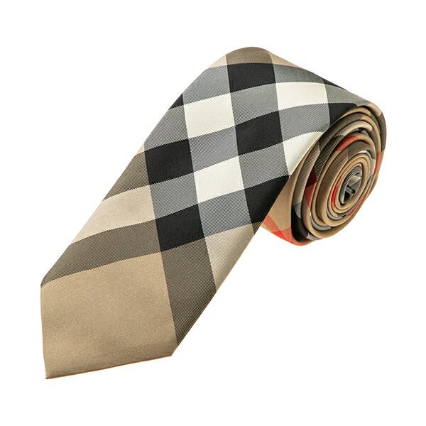 新品 バーバリー BURBERRY ネクタイ チェック シルクタイ アーカイブ 