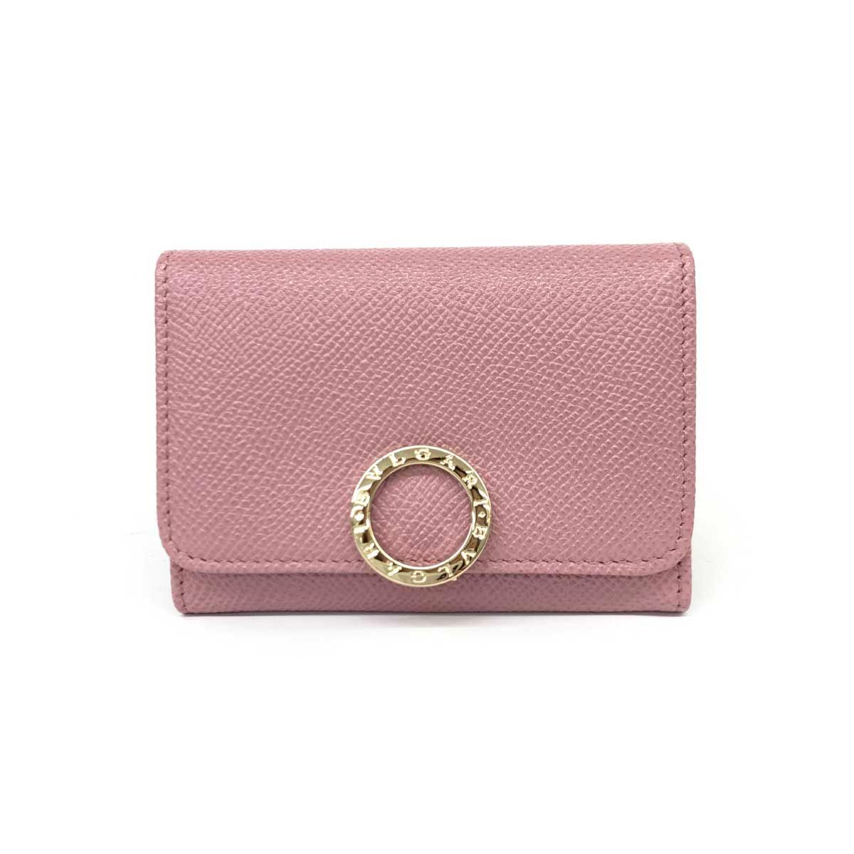 BVLGARI ブルガリ カードケース バイオレット レディース 240001075294