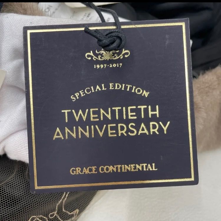 GRACECONTINENTAL ミンクベア刺繍ドレス