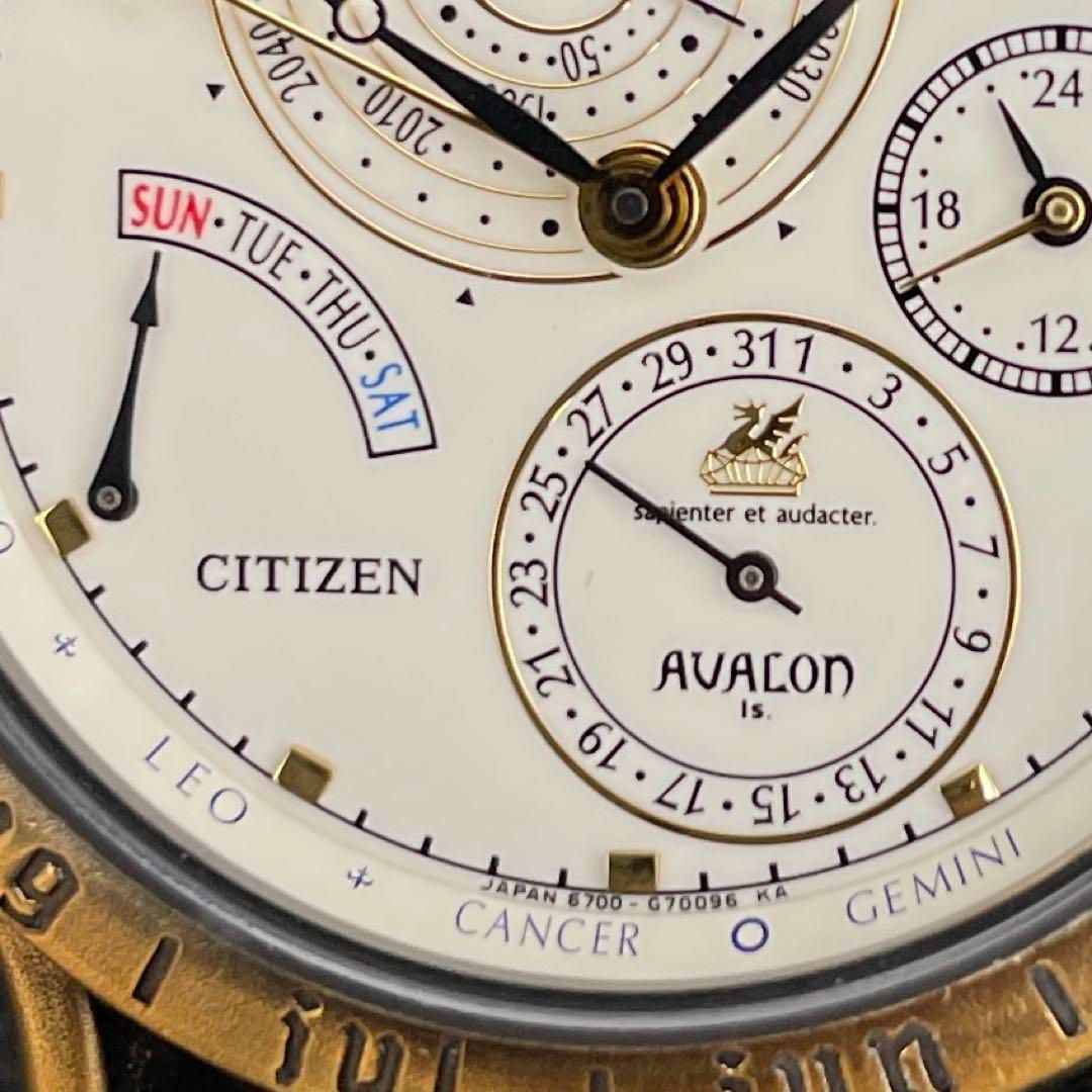 CITIZEN シチズン AVALON 6700-G700013 クォーツ式 CITIZEN シチズン アバロン スーパーカレンダー 6701G70013