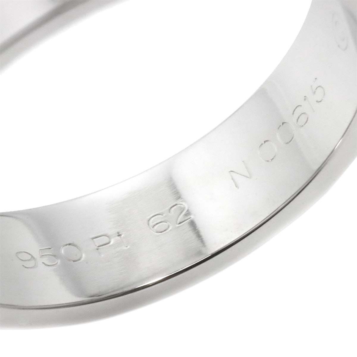 カルティエ Cartier ラブ #62 リング Pt プラチナ 指輪 Love
