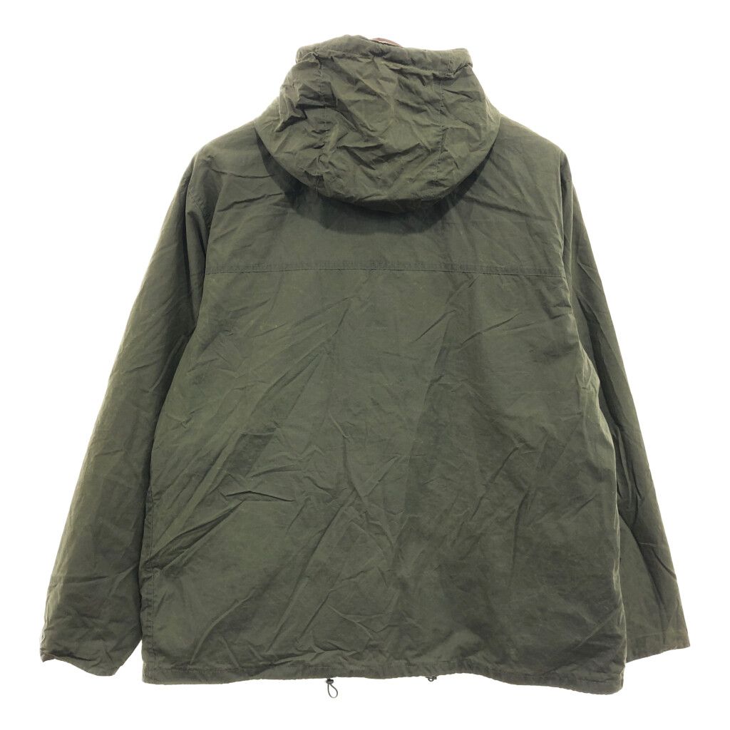 2000年代～ イングランド製 Barbour バブアー DURHAM KAGOULE オイルドジャケット ユーロ カーキ (メンズ XL) 中古  古着 P5552